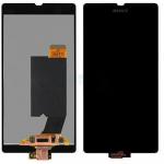 OEM Sony Z1 LCD Panel & Touch Screen Digitizer Assembly with frame (White)/(Parts Only)