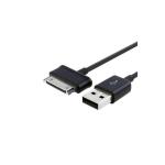 30-Pin USB Cable - Black For Samsung Galaxy Tab 2 7.0/7.7/8.9/10.1 - Note 10.1 GT-N8013/N8000
