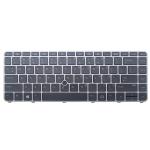 HP EliteBook 745 G3 745 G4 / 840 G3 840 G4 / Zbook 14u G4, US Backlit Keyboard with Pointer (with Sliver Frame), PN: 836308-001 821177-001 89877-001 903008-001