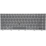 HP EliteBook 745 G5 745 G6 840 G5 840 G6, US Backlit Keyboard with Pointer (with Sliver Frame), PN: L11307-001 L14377-001 L11308-001