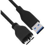 High Speed USB 3.0 Cable A to Micro B - for Portable External Hard Drives, printers, network hubs