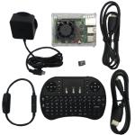 Raspberry Pi 4 Model B 4GB Home Use 4K KODI Media Player Kit Pack Black Edition, Supports Dual Monitors, Home Entertainment Center Includes Software and Add-on Plugins Install Guide