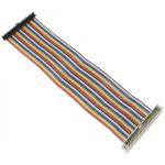 Raspberry Pi Extension Cable Multiple Colour, GPIO Ribbon Cable, 40 Pin, 20cm Long, Supports RPI 3B+ / 4B