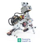 Raspberry Pi SunFounder PiDog AI Robot Dog Kit for Raspberry Pi 5/4/3B+/3B/Zero 2W ChatGPT-4o Enabled with Voice Command & Video Recognition