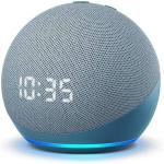 Amazon Echo Dot Clock (4th Gen) Smart Speaker with Alexa - Twilight blue