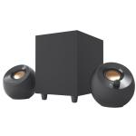 Creative Pebble Plus 2.1 USB Powered Desktop Speakers with Subwoofer - Black Powerful Down-Firing Subwoofer + Far-Field Drivers - For Desktop PCs / Laptops / Mac