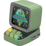 DIVOOM Ditoo Plus LED Bluetooth Speaker, Pixel Art Display, Game Console, Green, Design Your Own Artwork