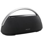 Harman Kardon Go + Play 160W Wireless Portable Stereo Bluetooth Speaker - Black Premium Materials - Stainless Steel Handle + Fabric Finish - Dual Woofers & Tweeters - Thunderous Bass - Dual Microphone Conferencing System - Up to 8 Hours of