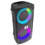 IDANCE Groove-X Portable Bluetooth Party Speaker with Party Lights & Microphone 8-in-1 karaoke party system Bluetooth, USB, AUX, or MP3.