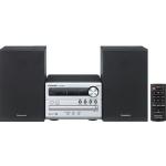Panasonic SC-PM250 20W Bluetooth Micro Stereo System - Silver - CD Player, FM Radio, USB input, app control + EQ