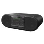 Panasonic RX-D550GS-K 20W Powerful Portable Bluetooth Radio Boombox - Black FM Radio + CD Player + Bluetooth Inputs - Remote Control - 8x C Batteries (Sold Separately) + AC Power