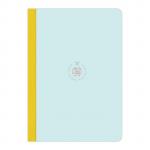 FLEXBOOK 21.00036 Smartbook Notebook Large Ruled Mint/Yellow