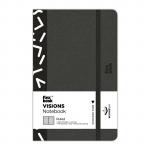 FLEXBOOK 21.00092 Visions Notebook Pocket Ruled Black/White