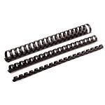 Fellowes 100093154  Plastic Binding Coils 19mm Black, Pack of 100