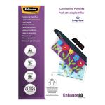 Fellowes 5396207 Laminating Pouches A4 Gloss 80 Micron Pack 25