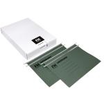 FM File Suspension Crystalfile Heavy Duty Double Capacity Green Foolscape Box 50