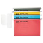 FM File Suspension Crystalfile Rainbow Pack 20 Foolscap