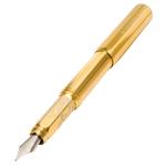 Ferris Wheel Press Fountain Pen Aluminium Carousel Plaited Gold Tress Fine