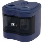 Milan Automatic Pencil Sharpener 2 Hole Battery Navy Blue