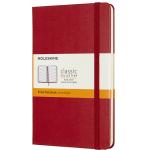 Moleskine QP050F2 Notebook Medium Scarlet Red Hard Cover Ruled