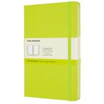 Moleskine QP062C2 Notebook Large Plain Lemon Green Hard