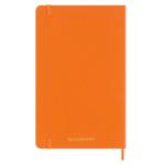 Moleskine QP616N8VCAPRIBOX  LE Vegea Notebook Capri Orange Large Ruled Soft Cover w/GiftBox