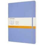 Moleskine QP621B42 Notebook XL Ruled Hydrangea Blue Soft