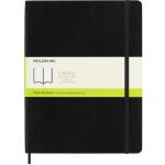 Moleskine QP623 Notebook XL Black Soft Cover Plain