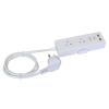 Dynamix A12U 2 Outlet Powerboard with 2x USB 2.4A Rapid Charging Ports Includes Built-in Phone or Tablet Holder Tray - 1m Power Cable - Safety Overload Protection - For Indoor Use ONLY Dynamix A12U 2 Outlet Powerboard with 2x USB 2.4A Rapid Charging Ports Includes Built-in Phone or Tablet Holder Tray - 1m Power Cable - Safety Overload Protection - For Indoor Use ONLY