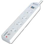 Sansai PAD-014SP 4 Outlet Master Switch Surge & Overload Protected Powerboard 175J 2400 Watt 100CM Lead