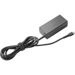 HP 2FJ85AV HP Power Adapter AC 45W 5VDC-20VDC USB-C Output - C6 3-Pin AC Input - Wall Mount G2