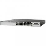 Cisco Catalyst WS-C3850-24T-S, 24-Port Gigabit Stackable IP Base Layer 3 Managed Unified Access Switch, 1 Network module slot