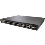 Cisco 350 Series SF350-48MP L3 Managed Switch, PoE+, 48 Ports 10/100 (48 Ports PoE+, Max 750W), 2 Ports SFP, 2 Ports GbE Combo RJ-45 or SFP, Limited Lifetime Warranty