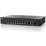 Cisco 300 Series SG300-10 L3 Managed Switch, 8 Ports GbE, 2 Ports GbE Combo RJ-45 or SFP, Limited Lifetime Warranty