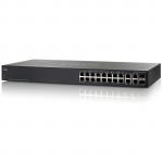 Cisco 300 Series SG300-20 L3 Managed Switch, 18 Ports GbE, 2 Ports GbE Combo RJ-45 or SFP, Limited Lifetime Warranty