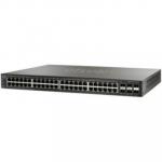 Cisco 500 Series SG500X-48 Stackable L3 Managed Switch, 48 Ports GbE, 4 Ports 10G SFP+, Limited Lifetime Warranty