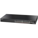 Edgecore 24 x GE PoE+ + 4 GE SFP    Web Smart Pro Switch, PoE Budget max.200W, 1 RJ45  Console port