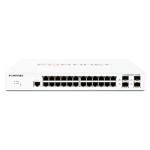 Fortinet L2 Switch - 24x GE RJ45 Ports 4x GE SFP Slots Fanless Fortigate Switch Controller Compatible
