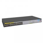 HP OfficeConnect 1420 24G PoE+ Unmanaged Ethernet Switch, 24 Port RJ-45 GbE (12 of 24 PoE+, 124W Total Budget), Lifetime Warranty