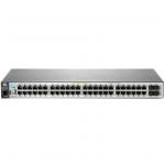 HPE 2530 48G PoE+ L2 Managed Ethernet Switch, 48 Port RJ-45 GbE PoE+ (370W Total Budget), 4 Port SFP, Lifetime Warranty