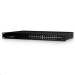 Ubiquiti EdgeSwitch ES-24-250W 24-Port Gigabit Managed PoE+ Switch with 24 x PoE/PoE+ (Max 250W) and 2 x SFP, Passive 24V & 802.3af/at