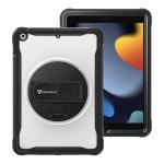 Armor-X (HLN  Series) 2 Layers Protective Rugged Tablet Case with Hand Strap and Kick-stand for iPad  9th /8th /7th Gen (10.2")