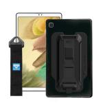 Armor-X (PXS- Series) TPU Impact (Black) Protection  Case for Galaxy Tab A7 Lite 8.7"  With KickStand & Handstrap & Shoulder Strap