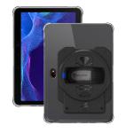 Armor-X (ZUN Series) 4 Corner Shockproof Tablet Case for Samsung Galaxy Tab Active Pro / Active4 Pro  10.1" (SM-T540, SM-T545 & SM-T63x ) with Hand Strap and Kick-Stand work with Armor-x  X-Dock Modular Eco-System
