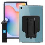 Armor-X (ZXS Series) -Clear Protective  Case for Samsung Galaxy Tab S6 Lite (SM-P61x) Tablet with Handstrap & Kickstand -This Model Support  tthe Armox-X  X-Mount
