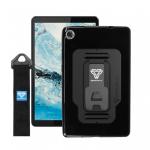 Armor-X (PXS Series) TPU Impact (Black) Protection   Case for Lenovo  8" M8 Tablet   With KickStand & Handstrap - Black - Integrated X-Mount Type-T adaptor (Support Armox-X  X-Mount Type-T Mount  Accessories)
