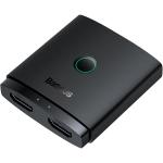 Baseus AirJoy Series 2-in-1 Bidirectional HDMI Switch with 1m Cable Cluster - Black