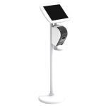 Bouncepad BP-FST/PRNT117-EEW Floorstand + Brother Printer Bracket -  iPad Pro 13 7th Gen White Exposed Home Button & Front Camera