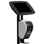 Bouncepad BP-FST/PRNT118-EEB Floorstand + Brother Printer Bracket -  iPad Pro 5th Gen 11" (2024) - Black - Exposed Home Button & Front Camera