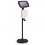 Bouncepad BP-FST/PRNT110-CCB Bouncepad Floorstand + Brother Printer Bracket - iPad iPad 10.2 7th Gen Black Covered Home Button & Front Camera